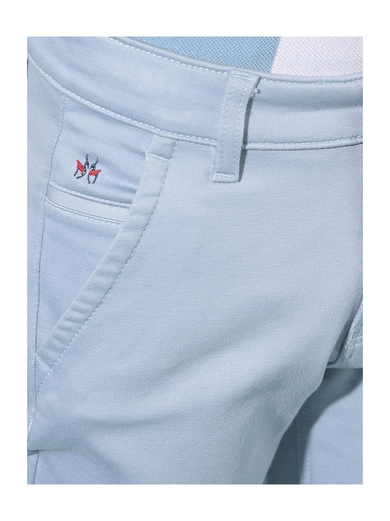 Crimsoune Club Boys Blue Solid Trousers