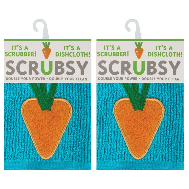 Swedish Dish Cloth 7.75" Thanksgiving Fall Set / 4 Dishcloth Kitchen Clean Up  -  Dish Cloth