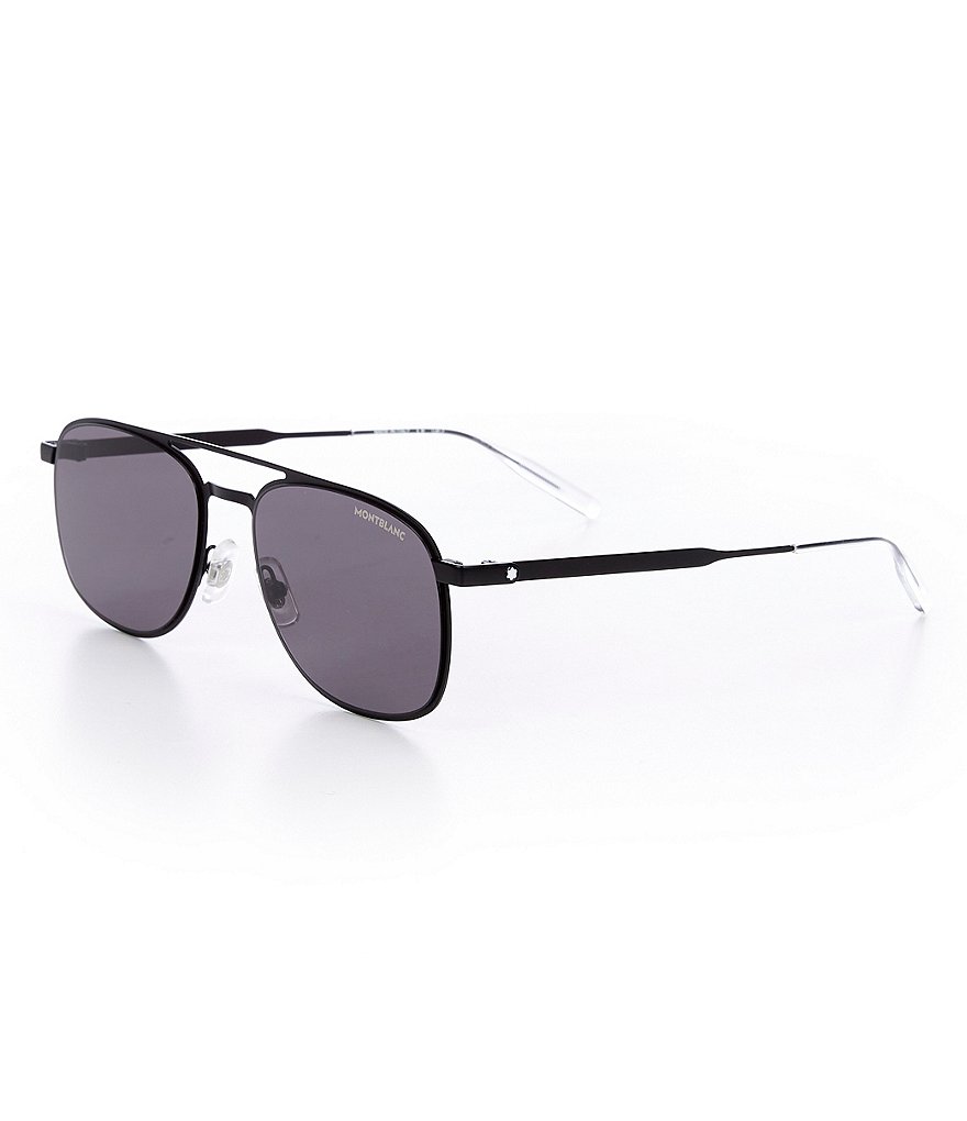 Montblanc Men's Mb0143s 55mm Navigator Sunglasses