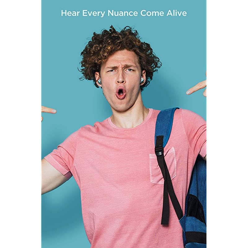 Stylish True Wireless inEar Headphones Bluetooth 65 Hours of Battery 15Minute Quick Charge for 3 Hours of Use Portable Charging Headphone Case Included True Wireless Earphones