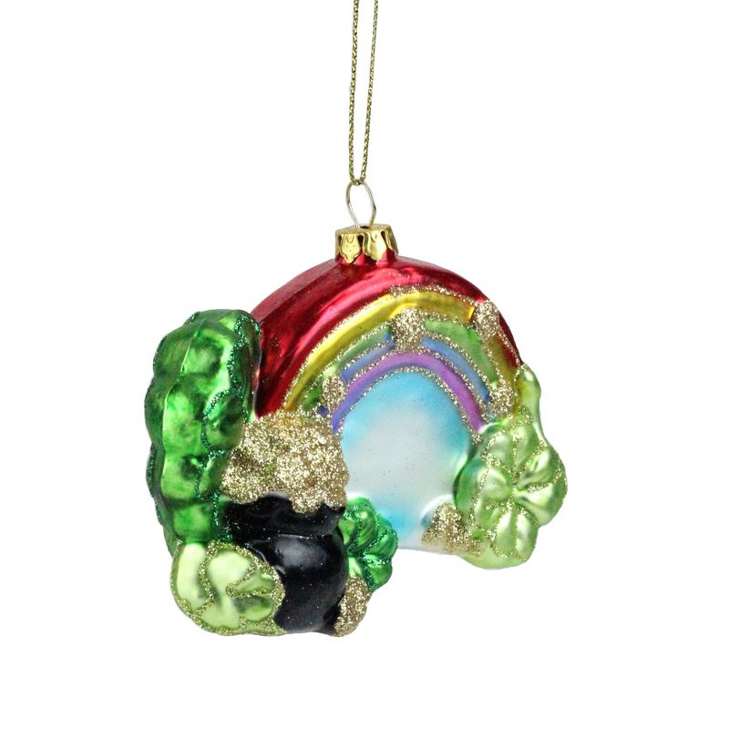 Noble Gems 4.0" Irish Angel Harp Saint Patricks Day  -  Tree Ornaments