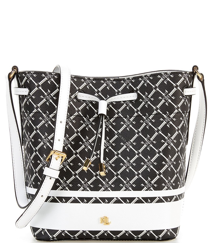 Lauren Ralph Lauren Heritage Debby Crossbody Drawstring Bag