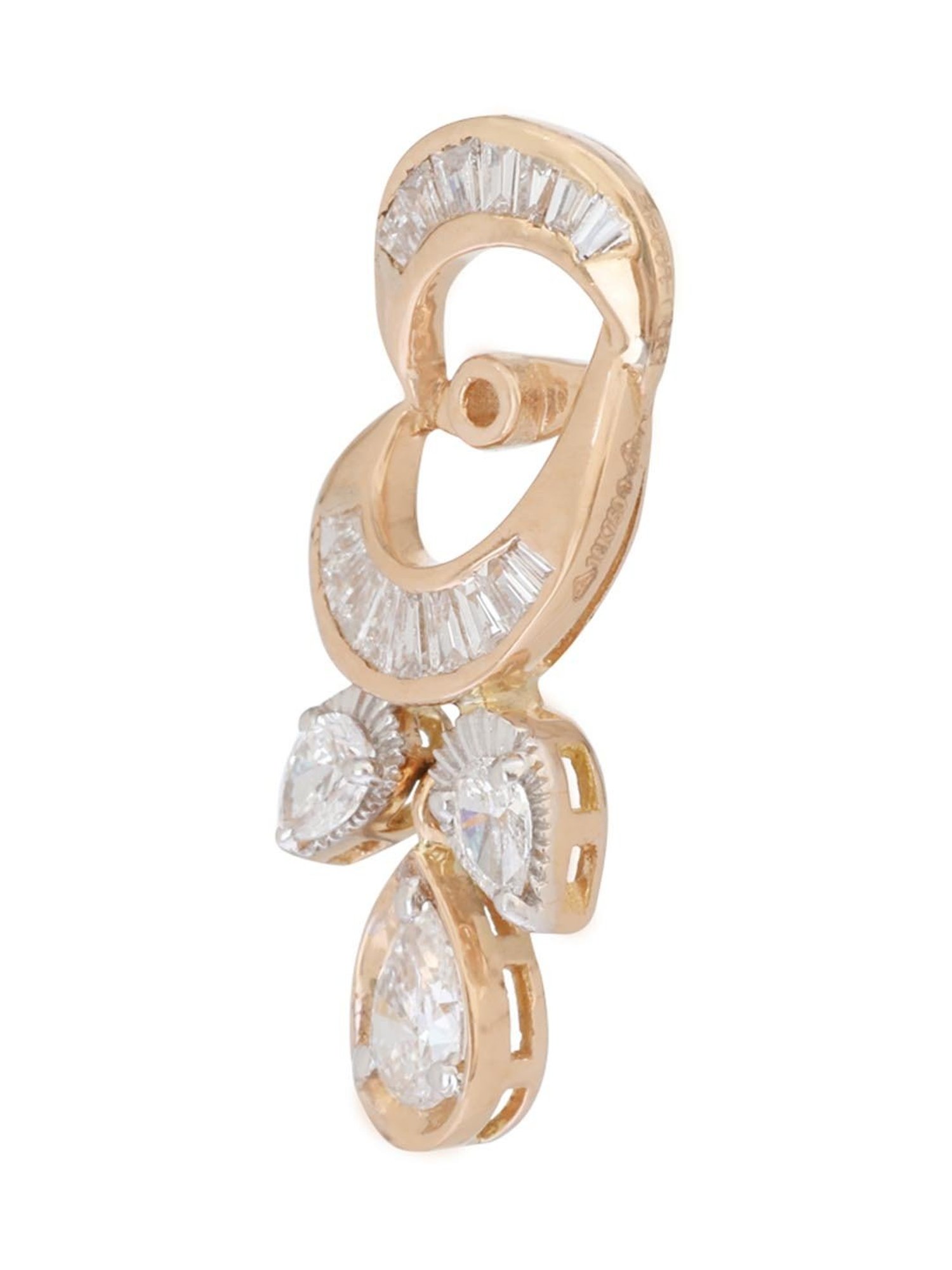 CKC 18k Gold & Diamond Earrings for Women