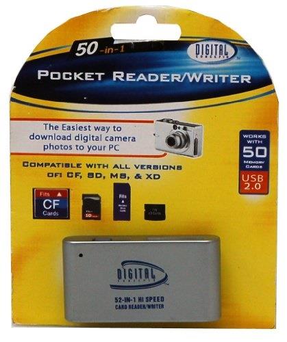 Sakar 50-in-1 USB 2.0 Pocket Reader and Writer