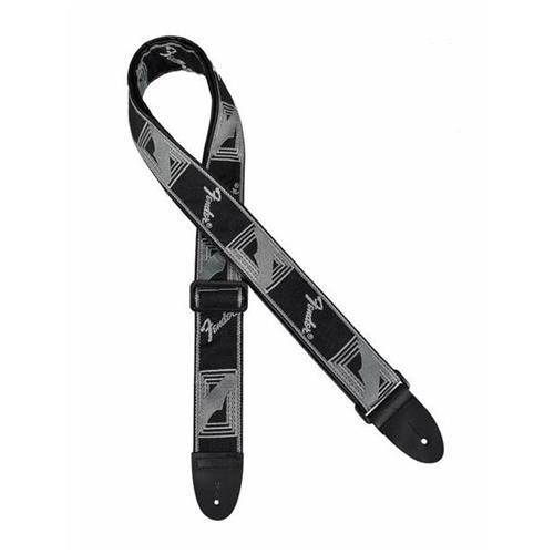 Fender Monogrammed Guitar Strap - Black/Light Grey/Dark Grey