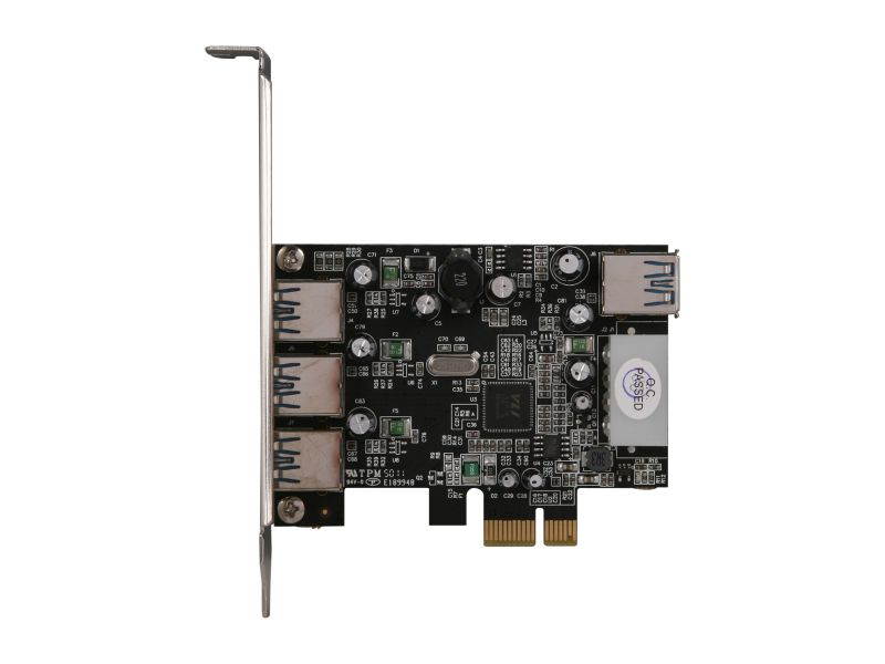 VANTEC 3-Port USB 3.0 Type A/C PCIe Host Card Model UGT-PC331AC