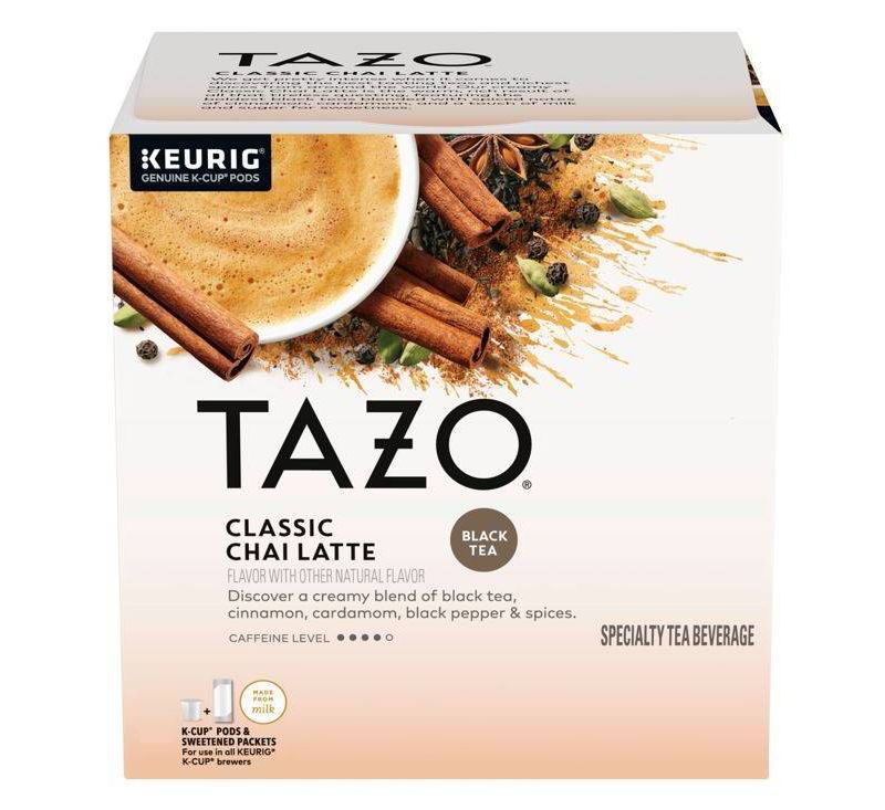 Tazo Classic Chai Latte Black Tea Keurig K-Cups – 12ct