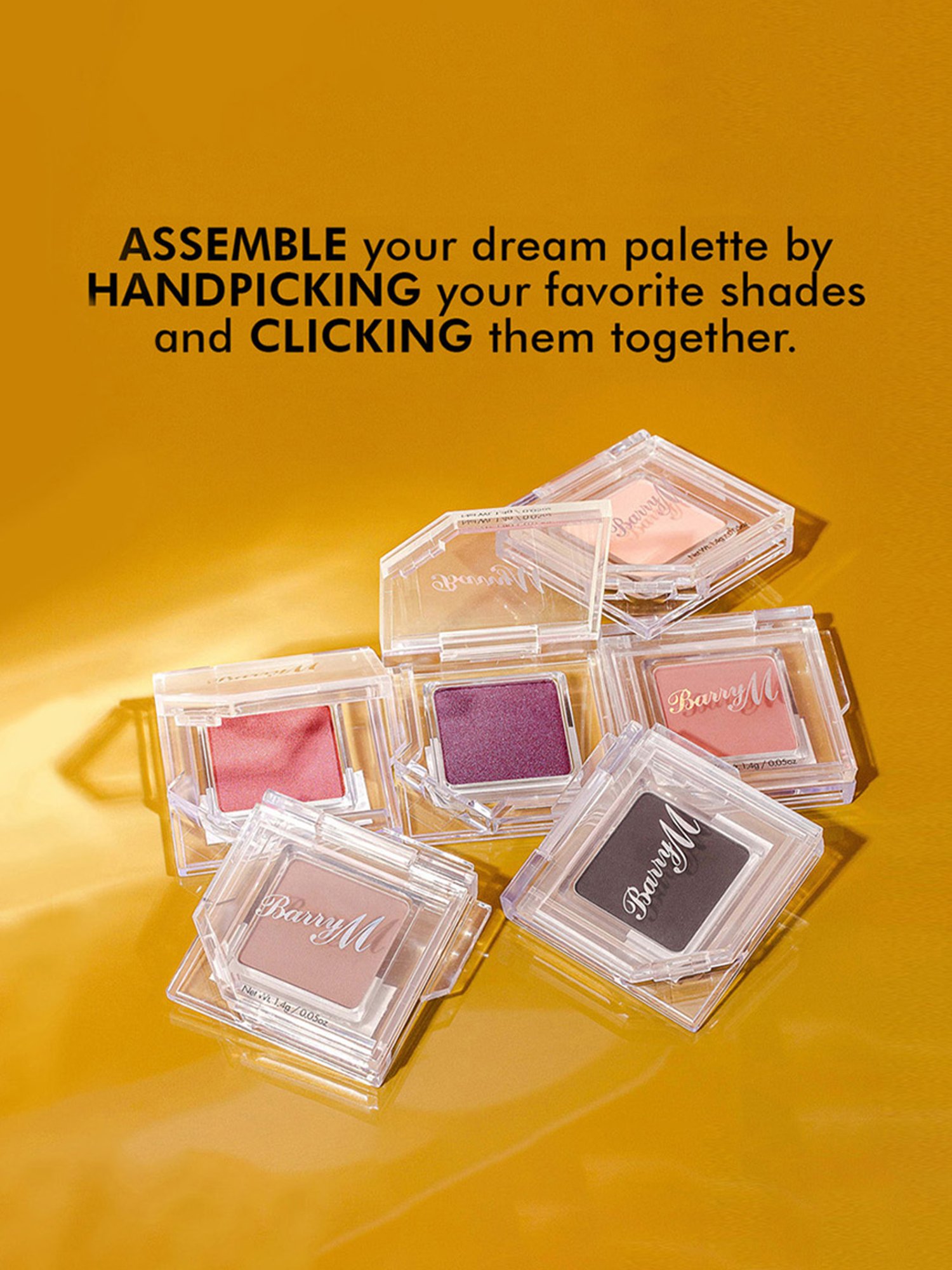 Barry M Clickable Eyeshadow Hush - 1.4 gm