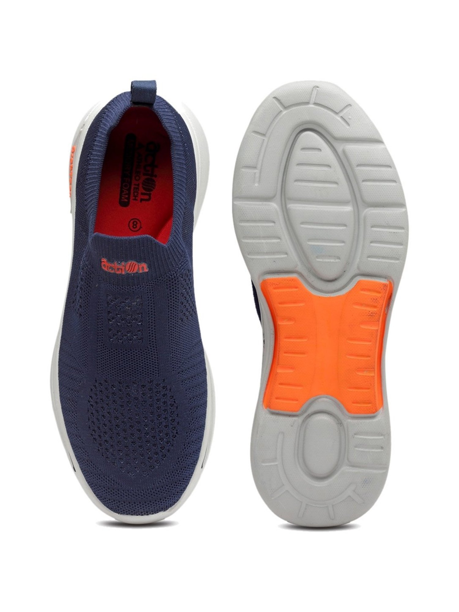 Action Men's Navy Running Shoes