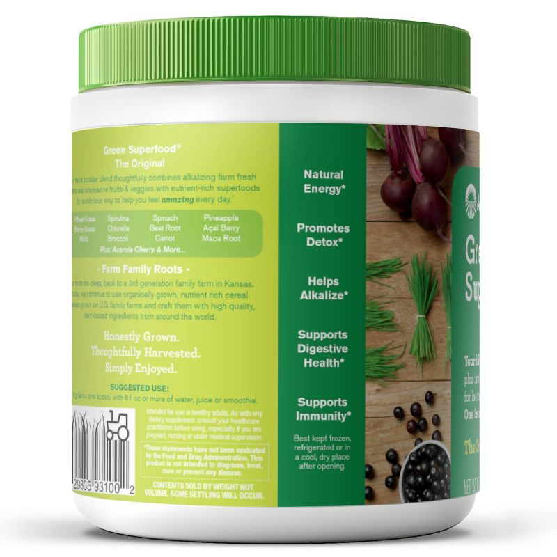 Amazing Grass Green Superfood Vegan Powder - Original - 8.5oz