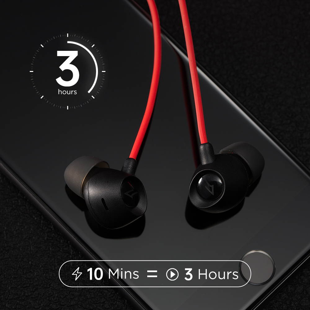 1MORE Wireless Earbuds Bluetooth Headphones Sport In-Ear Neckband Bluetooth Earphones with Microphone, VR 3D Stereo Wireless Sound, LED, Fast Charging, Environmental Noise Cancellation