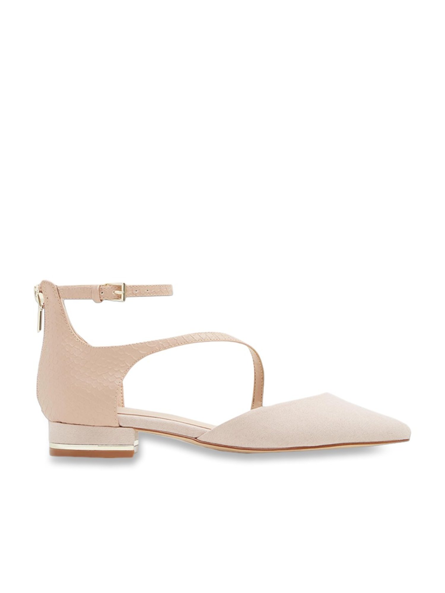Aldo Women's Beige Ankle Strap Sandals