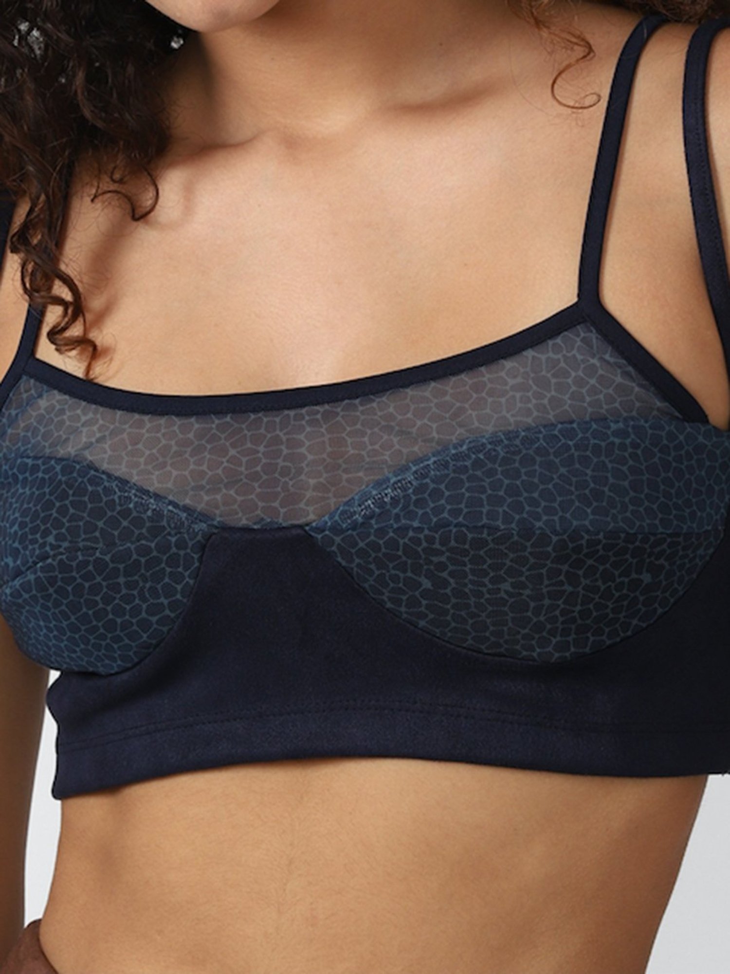 Forever 21 Navy Crop Top