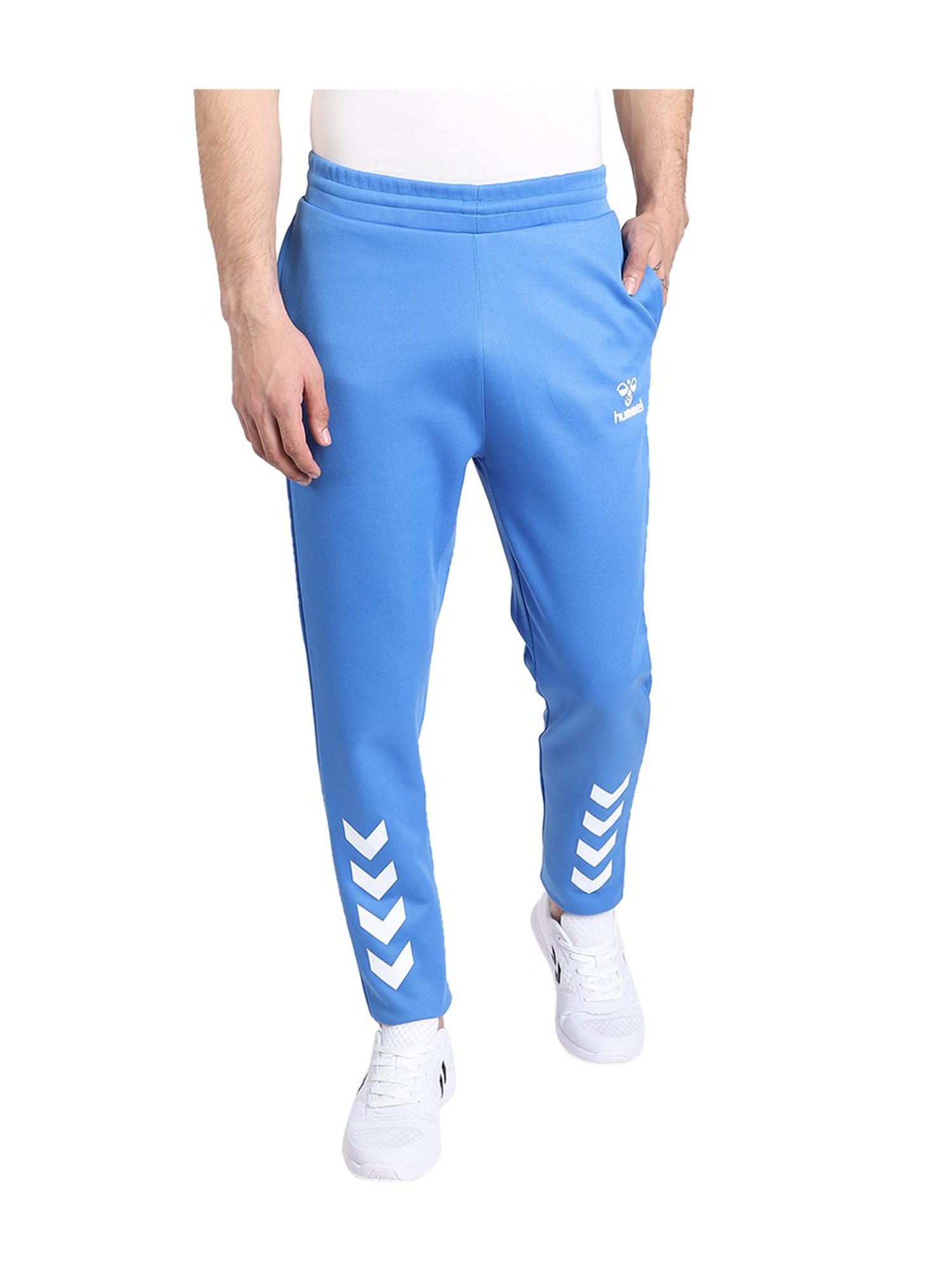 Hummel Blue Regular Fit Track Pants