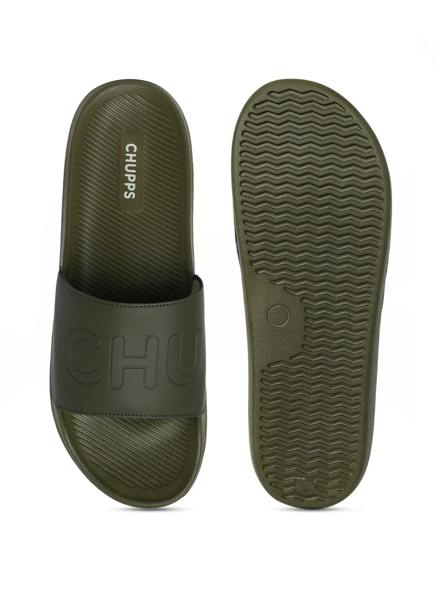 Chupps Men's Pure AirSoft Olive Slides