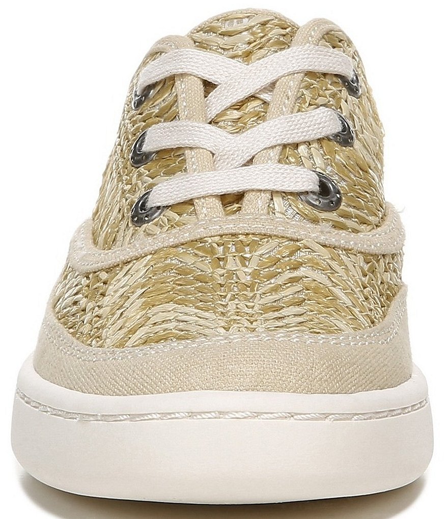 Zodiac Cheezburger Raffia Lace-Up Sneakers