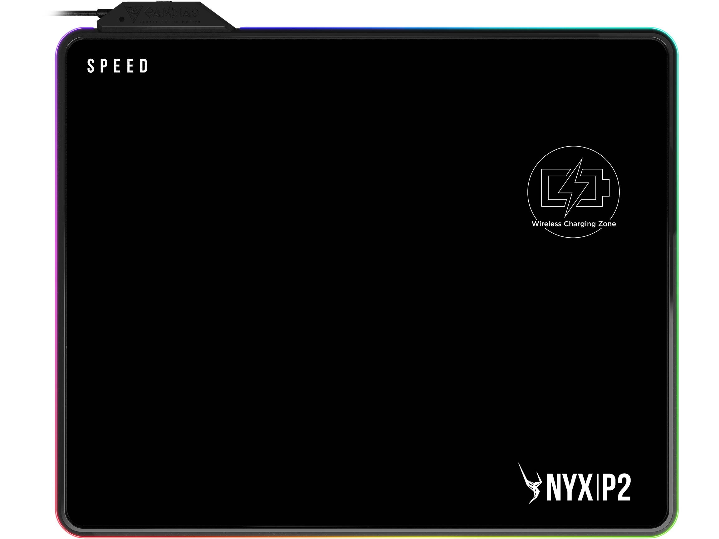 GAMDIAS NYX P2 RGB Wireless Charging Mouse Pad