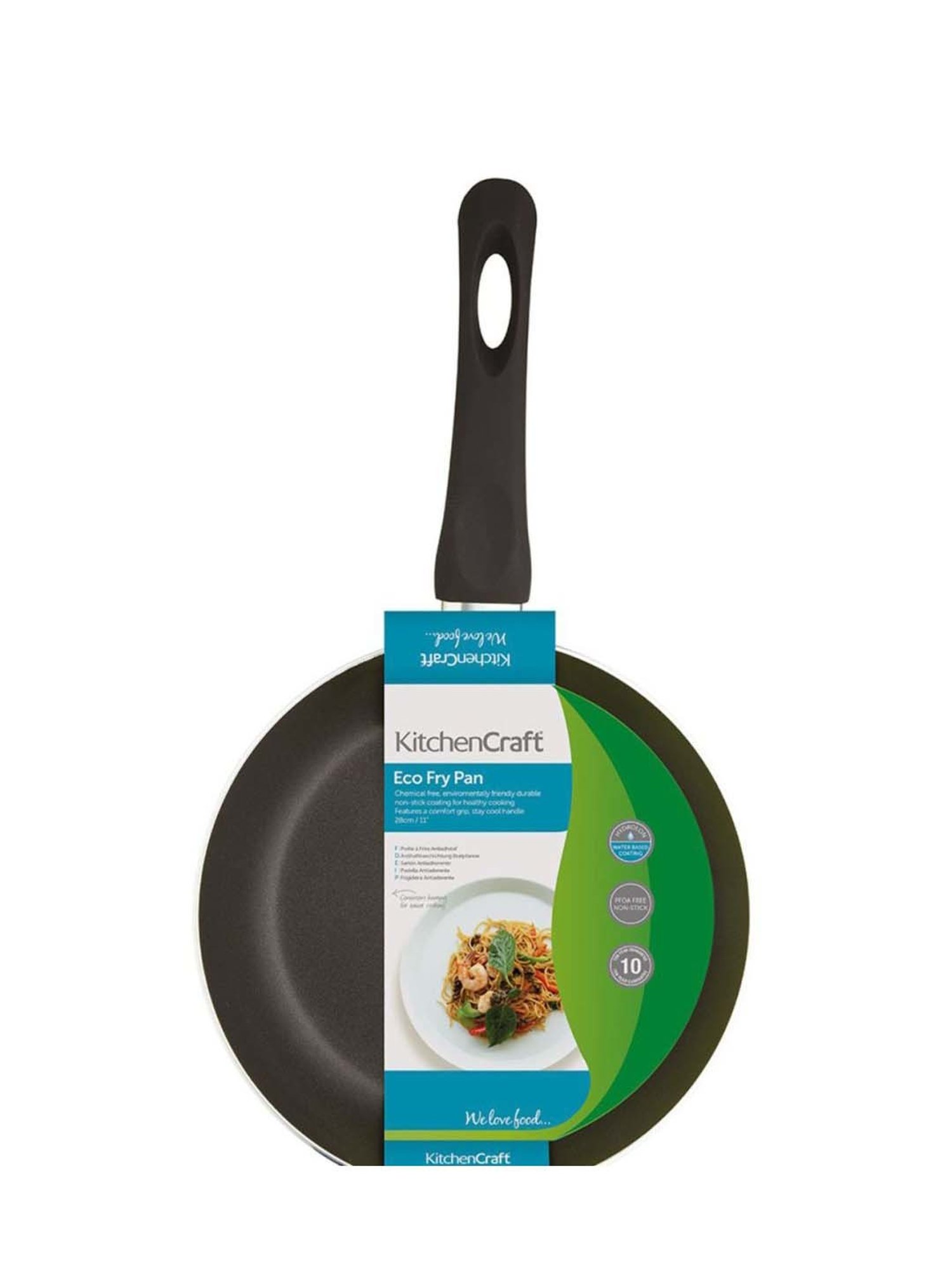 KitchenCraft Grey Medium Aluminium Non-Stick Eco Fry Pan - 24 cm