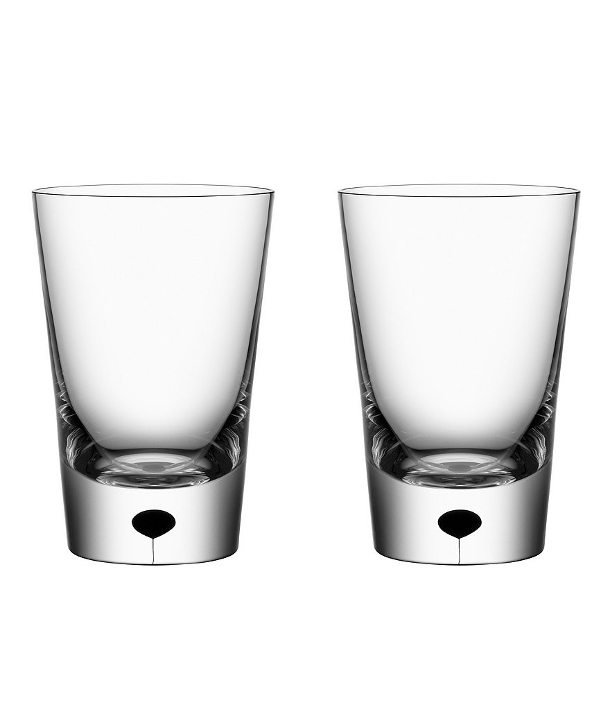 Orrefors Metropol Black Tumbler, Set of 2