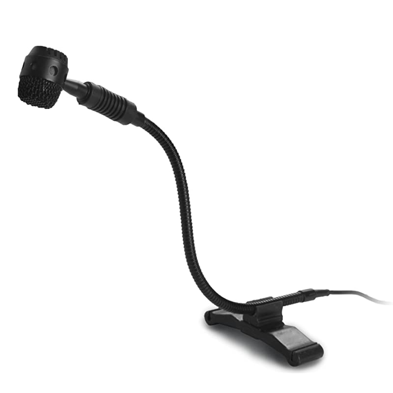 Clip On Instrument Condenser Microphone + Universal Clip for Cello
