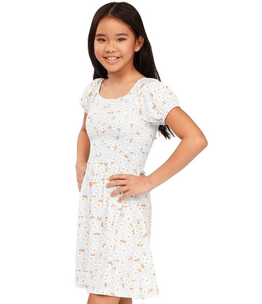 Peek Little/Big Girls 2T-12 Embroidered Chambray A-Line Dress