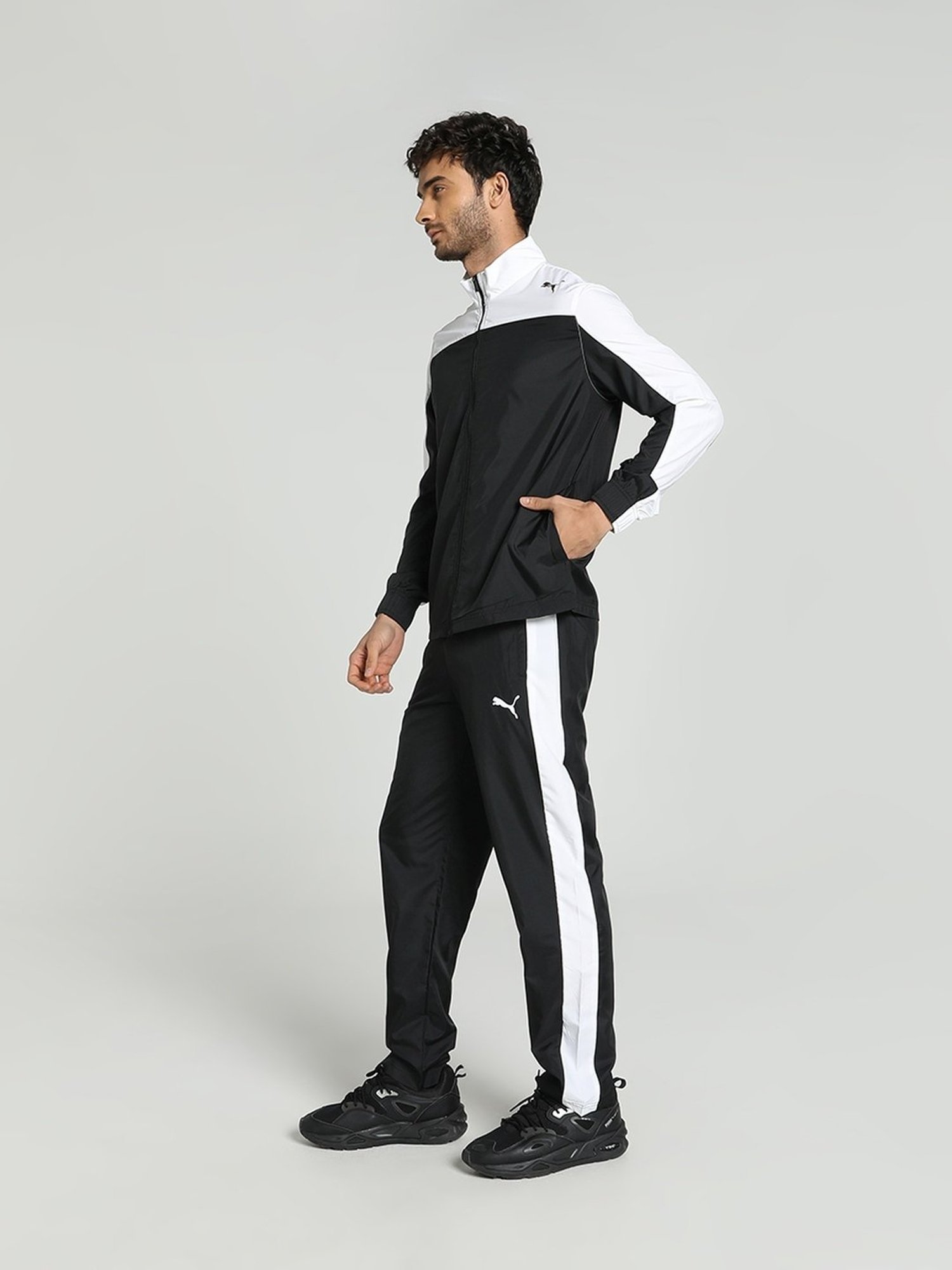 Rock.It Blue Regular Fit Printed TrackSuit