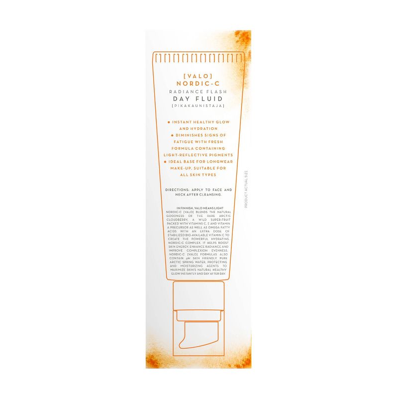 Lumene Valo Radiance Flash Day Fluid Cream with Vitamin C - 1.7 fl oz