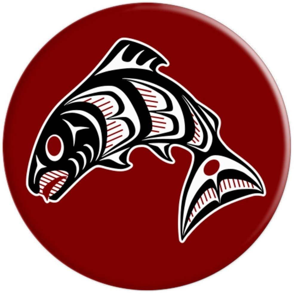 Northwest Pacific coast Haida Salmon BC