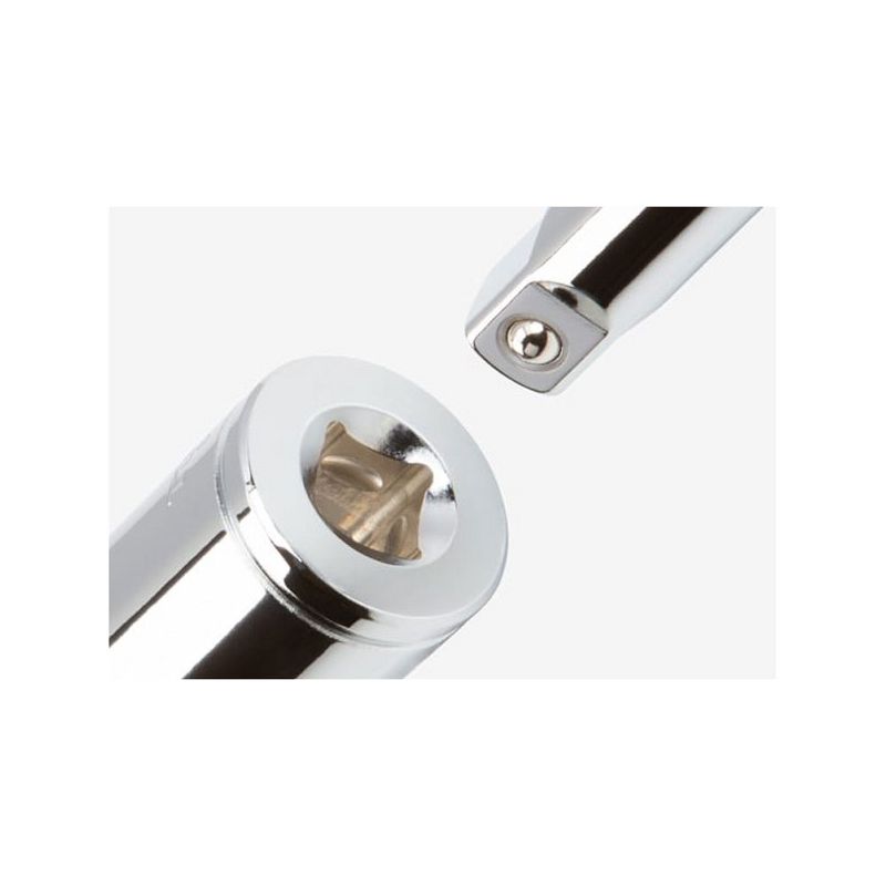 TEKTON SHD91206-D Chrome Plated 34 Piece 3/8 Inch Drive 12 Point Socket Set Range from 1/4-1 Inch with Mountable Storage Tray