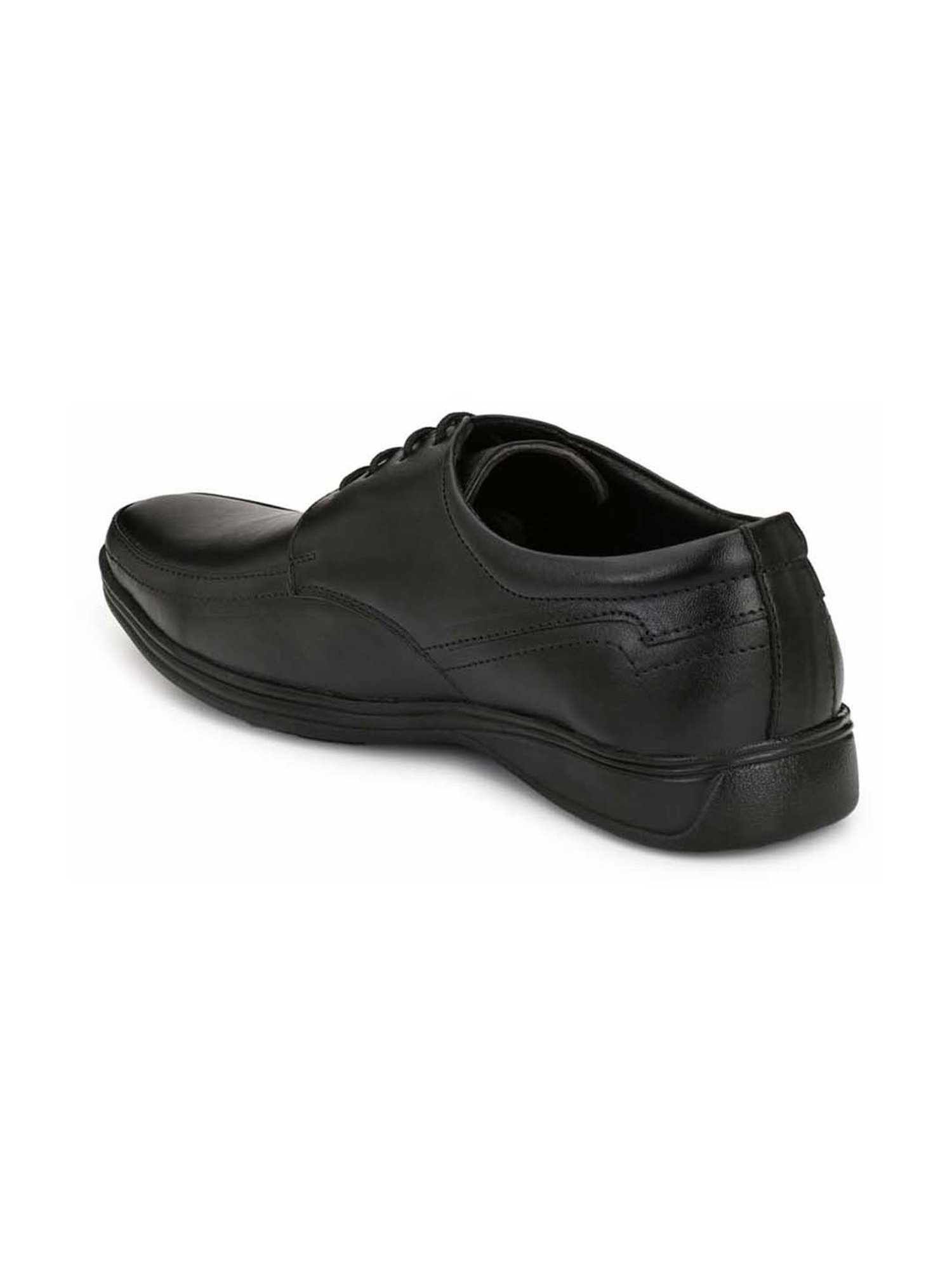 Eego Italy Men's Black Derby Shoes
