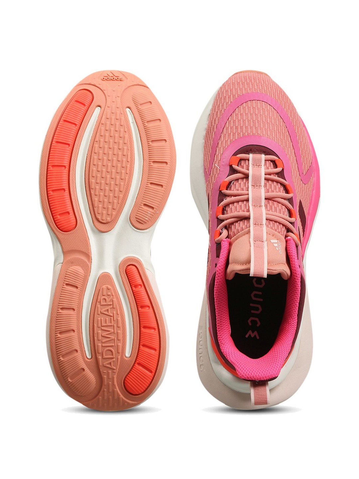 Adidas Women's Alphabounce + Peach Running Shoes