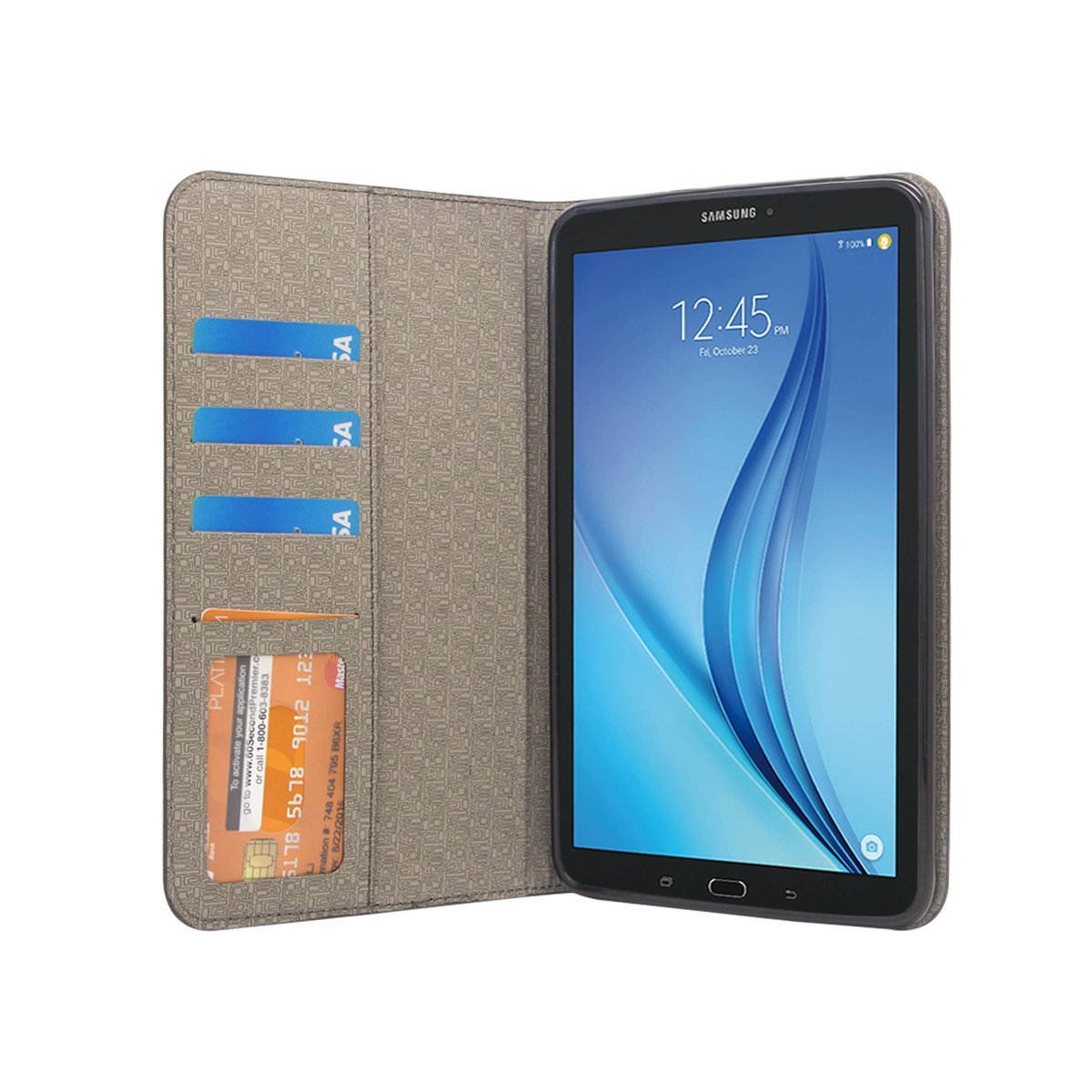 Mignova Samsung Galaxy Tab E 9.6 Case - Slim Lightweight Stand Cover for Samsung Galaxy Tab E 9.6 inch SM-T560 T561 + Free Screen Protector and Stylus pen