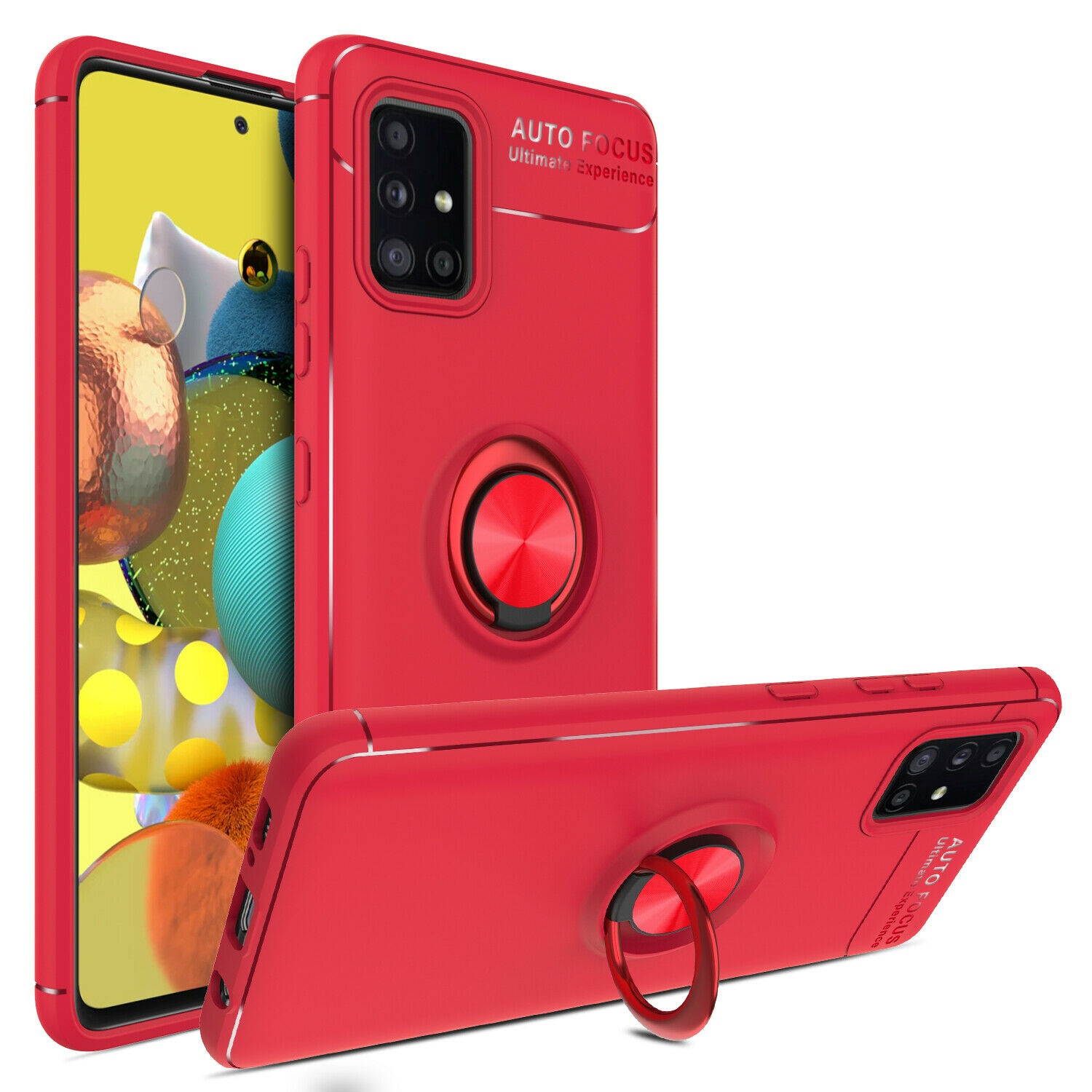 For  Galaxy S20 FE 5GFan Edition Case Ring Stand Cover/Screen Protector