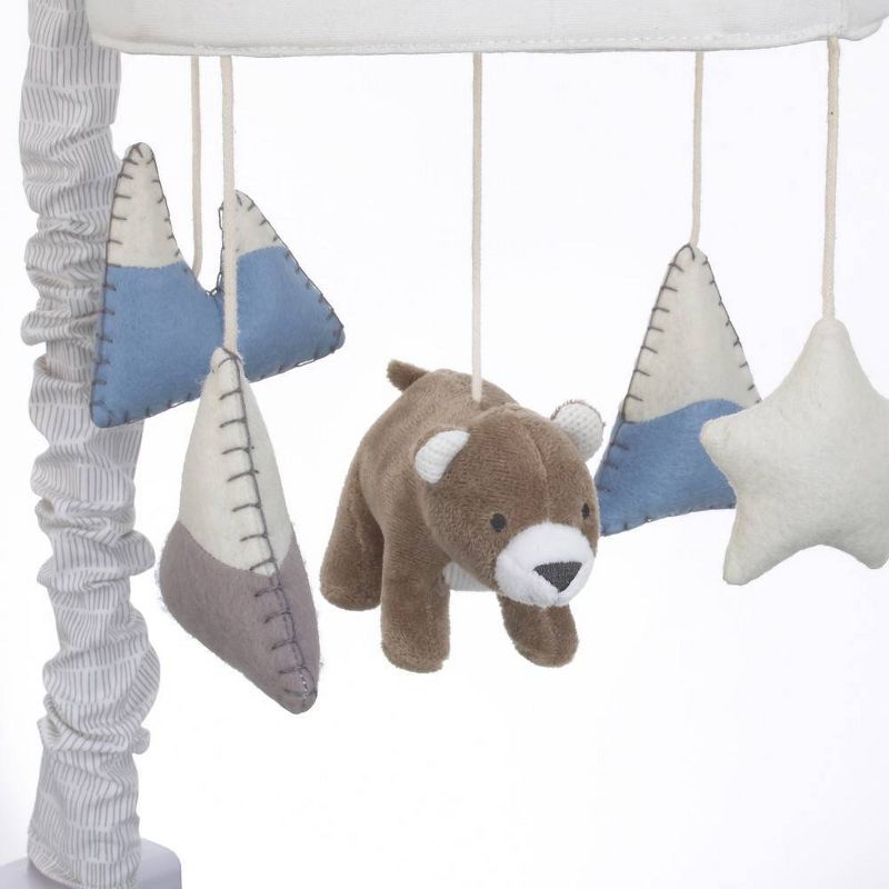 NoJo Dwellstudio Bear Hugs Nursery Crib Musical Mobile - Bear Mountains