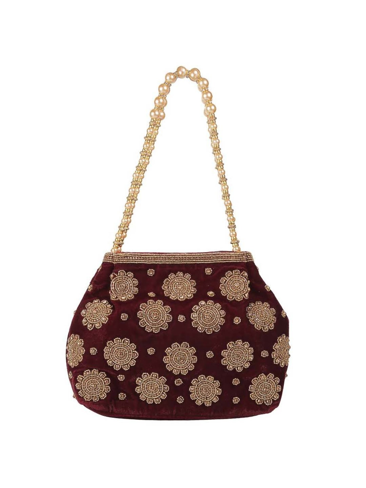 Call It Spring Silver Embellished Potli