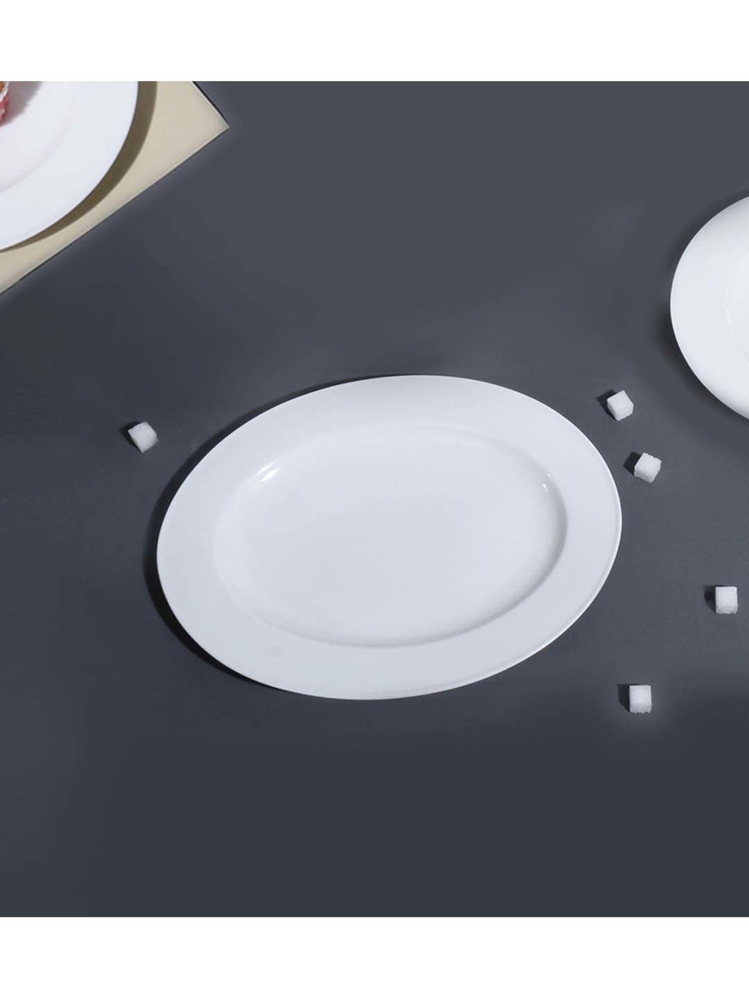 MONNO Cupola White Bone China 36 cm Platter -Set of 1