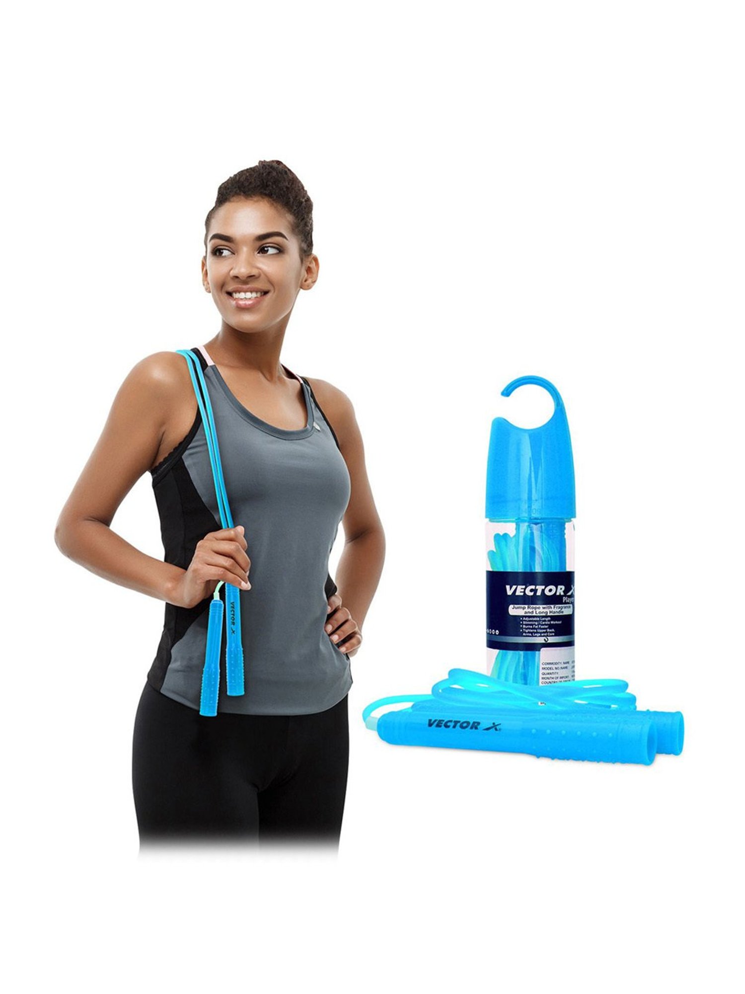 Vector X Player Skipping Rope (Blue) Size - 280CM