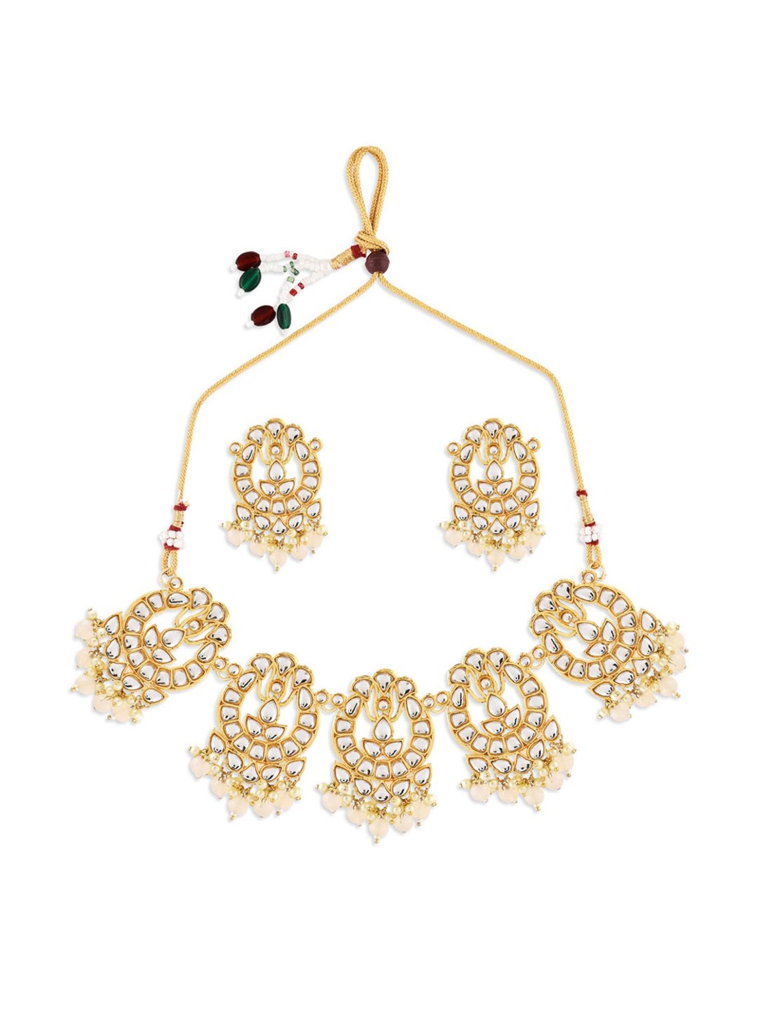 Fida Bridal White Jewellery Set