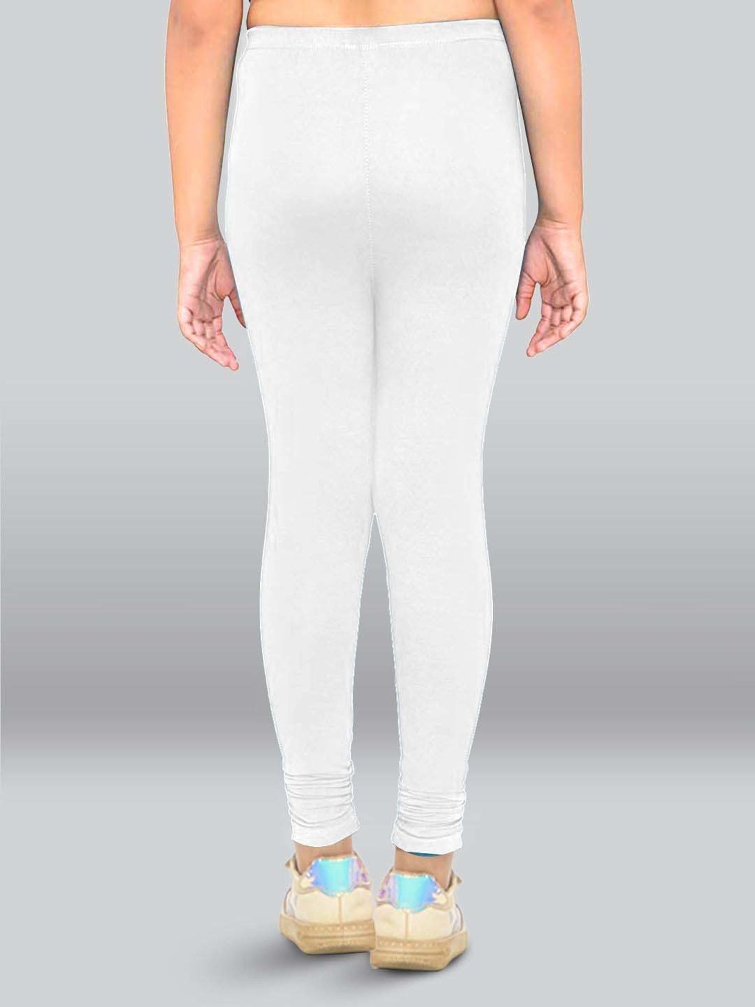 Pantaloons Junior Pink Cotton Embellished Leggings