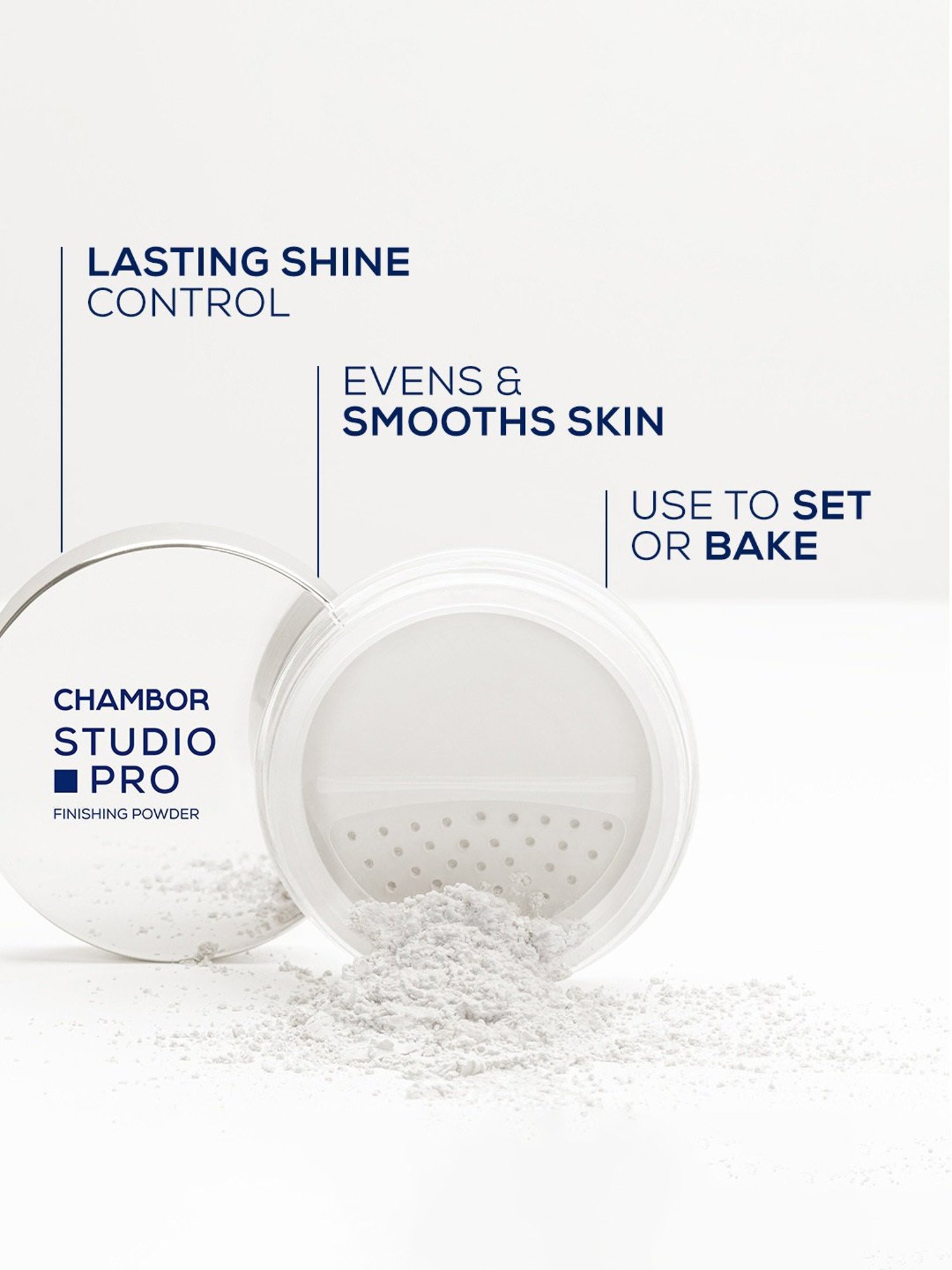 CHAMBOR Studio Pro Finishing Powder 101 Transparent - 10 gm