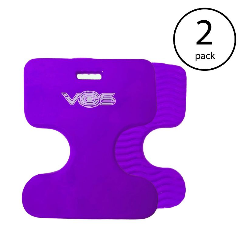 Vos Oasis Water Saddle Swimming Pool Float Lounge Seat for Adults & Kids, Made with UV Resistant Foam for Floating, Deep Lavender (2 Pack)