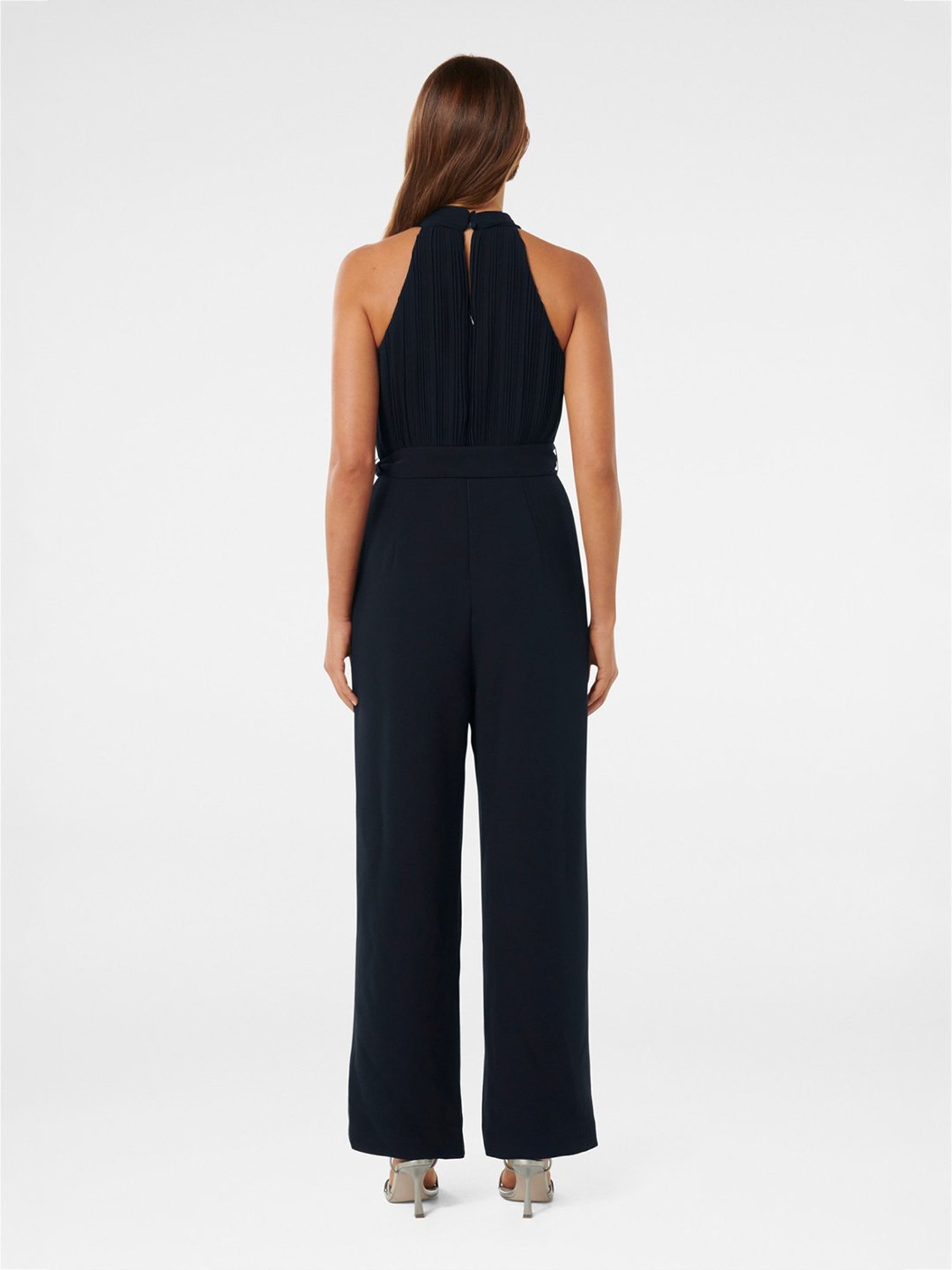 Forever New Carter Pleated Rosette Jumpsuit With Belt