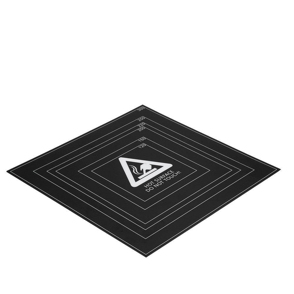 3D Printer Build Surface 300mm 310mm for Creality CR-10S CR-10 Anet E12 Anet A8 WanHao i3 Build Plate Eewolf (310x310) ...