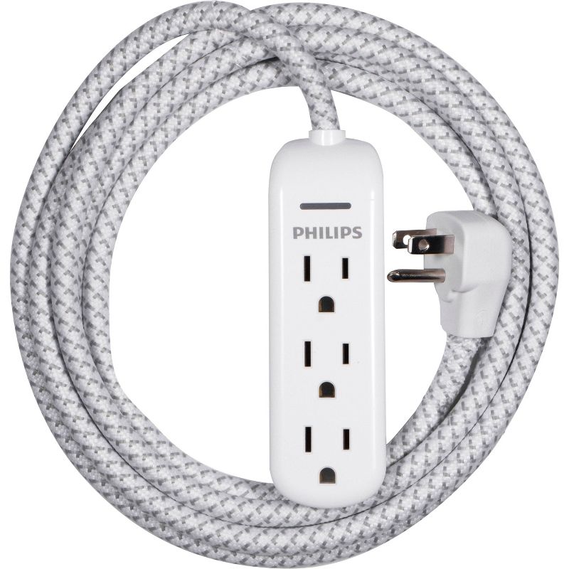 Monoprice 2 Outlet Surge Protector Wall Tap with 2 USB Charging Ports 3.4A, 450 Joules, White