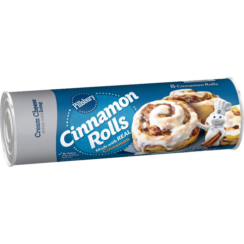 Pillsbury Cinnamon Rolls Cream Cheese Frosting - 12.4oz/8ct