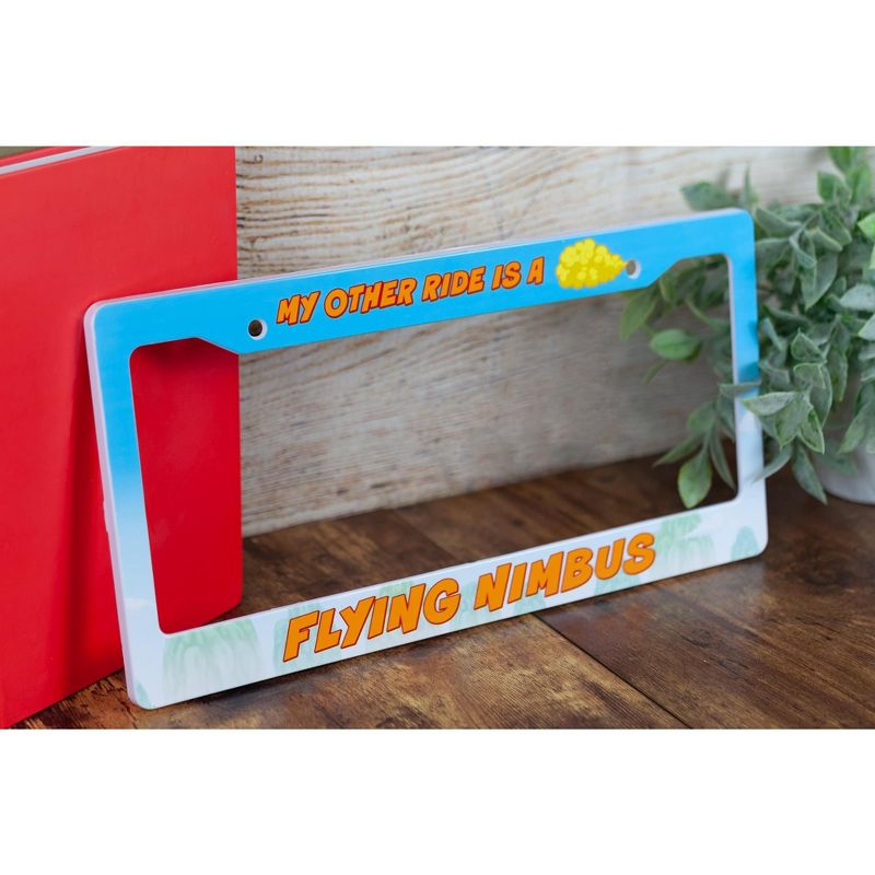 Just Funky Dragon Ball Z License Plate Frame | My Other Ride Is A Flying Nimbus Cloud