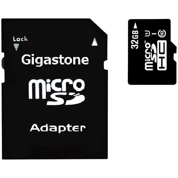 Camera Plus 32-GB UHS-I U1 A1 Class 10 microSD(TM) Card with Adapter