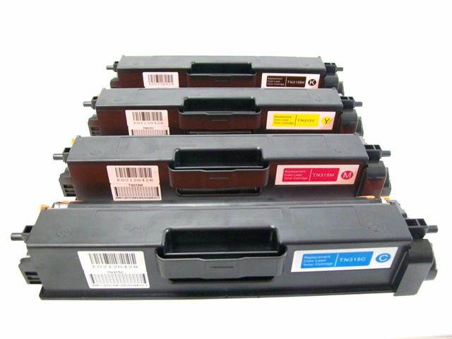 Cisinks &reg; 4PK Remanufactured Brother TN315 TN315BK TN315C TN315M TN315Y 315 (Black Cyan Magenta Yellow) Laser Toner Cartridge For HL-4150CDN HL-4570CDW HL-4570CDWT MFC-9460CDN MFC-9560CDW MFC-9970CDW