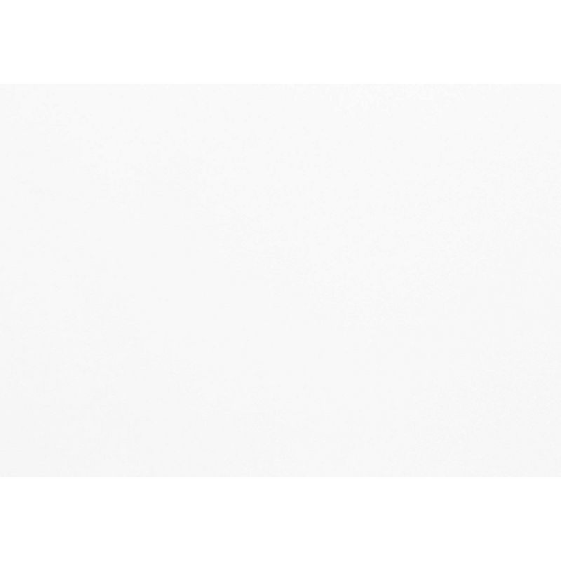 White Top Computer Desk - Silver Metal - EveryRoom