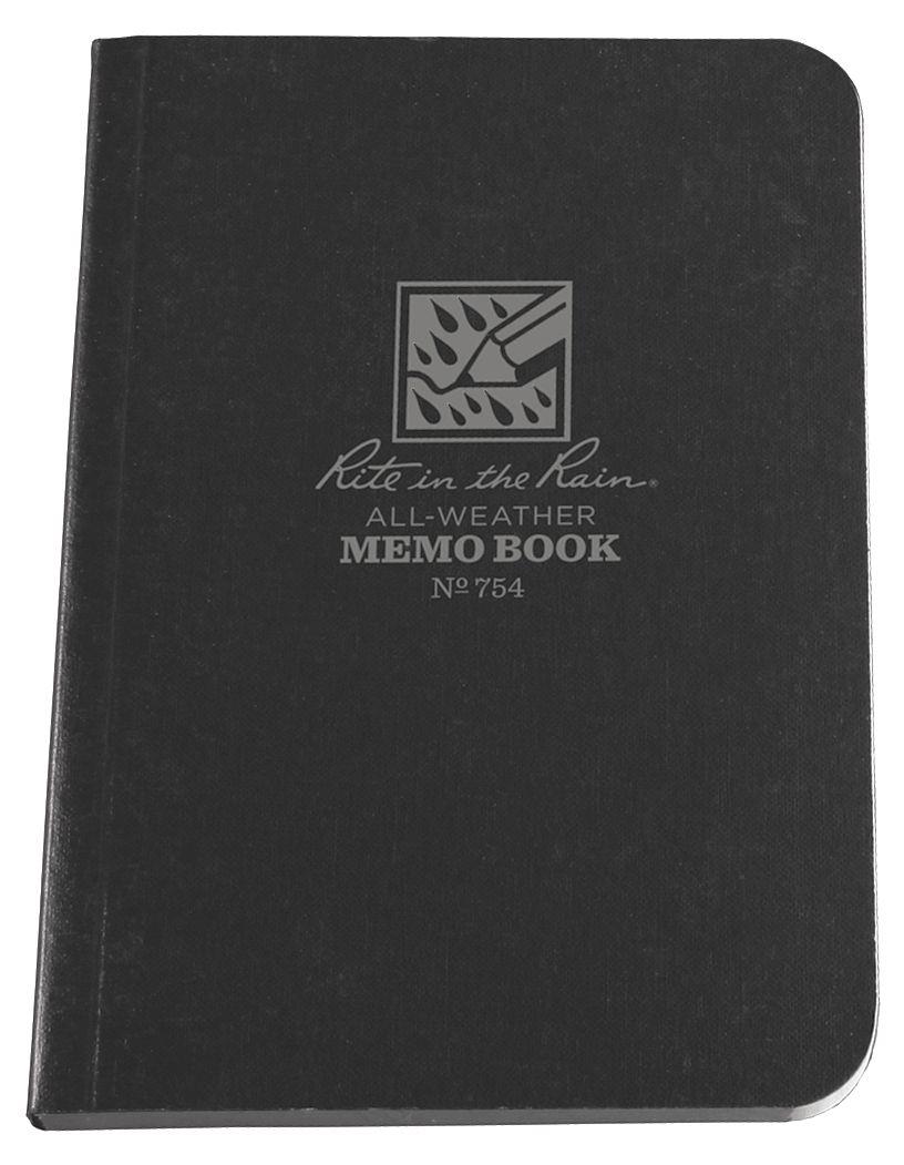 RITE IN THE RAIN 754 All Weather Field Book,Uni,3-1/2in.x5in.